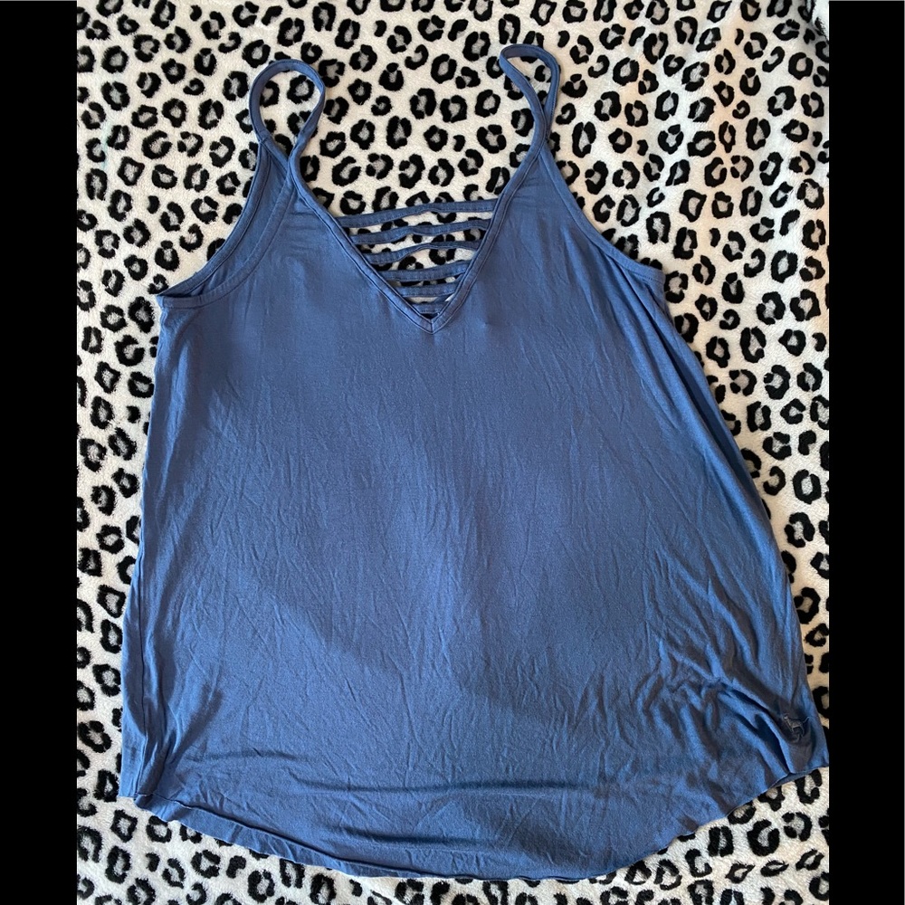 VS PINK dark blue Super soft tank
